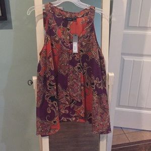 NWT sheer flowing top